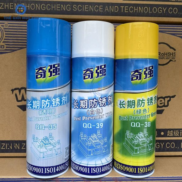 Bình xịt chống rỉ (gỉ) khuôn QIKO QQ-38/QQ-39/QQ-38/68/71