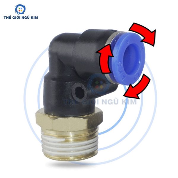 Đầu nối khí PL8-02/4-M5/6-01/10-03/12-04 - Hình ảnh 2