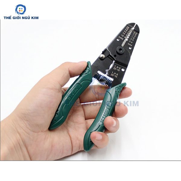 Kìm cắt, tuốt dây Sata 91202 7" - Hình ảnh 3