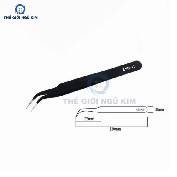 Nhíp chống tĩnh điện Vetus ESD-15 HCR40 - Hình ảnh 2