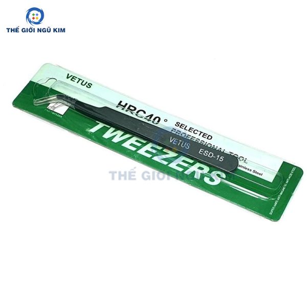 Nhíp chống tĩnh điện Vetus ESD-15 HCR40 - Hình ảnh 4