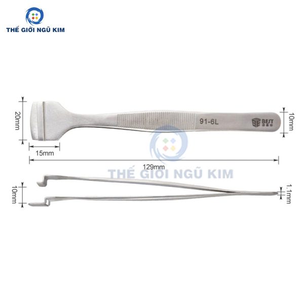 Nhíp gắp tấm pin BEST BST-91-6L - Hình ảnh 3