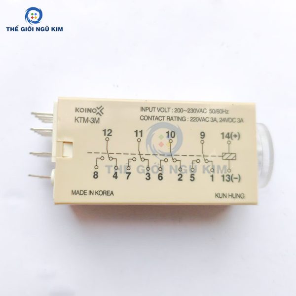 Bộ đếm thời gian Timing relay KTM-3M