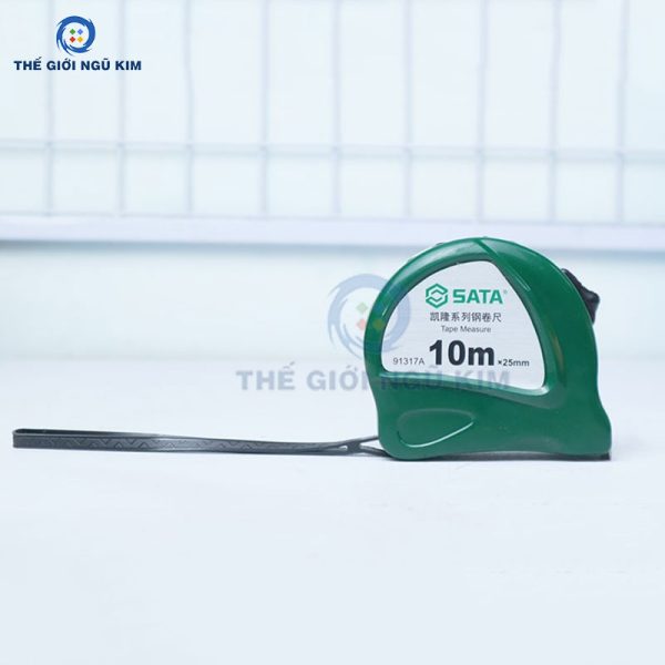 Thước cuộn thép Sata 91317A 10m - Hình ảnh 3
