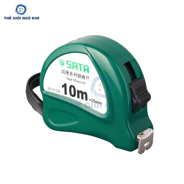Thước cuộn thép Sata 91317A 10m
