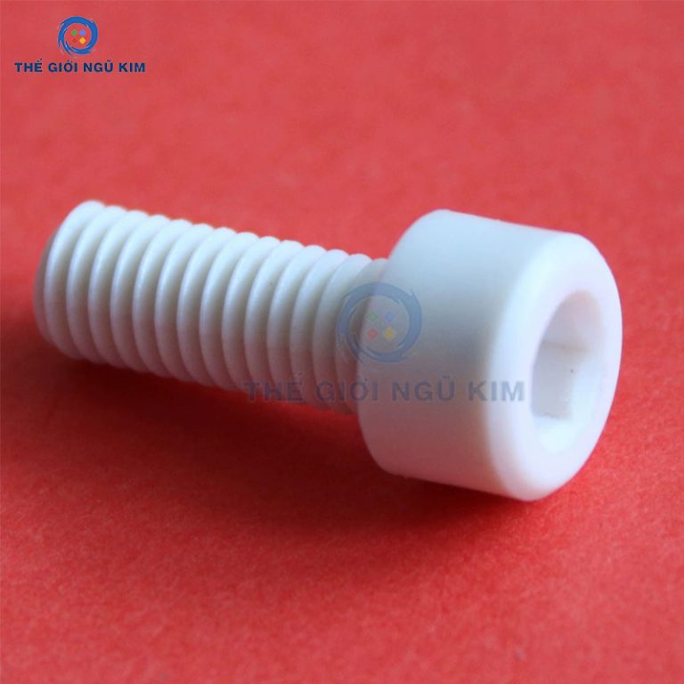Bulong nhựa chìm lục giác M3 - M8 trắng nhựa PP, PA66, PVC