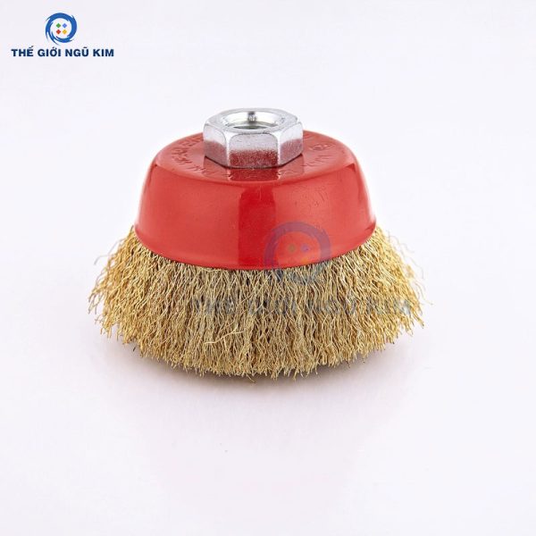Chổi cước đánh rỉ 3inch sợi vàng
