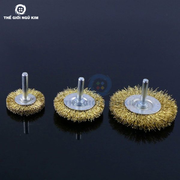 Chổi đánh rỉ máy khoan, bánh cước đánh rỉ - Hình ảnh 3