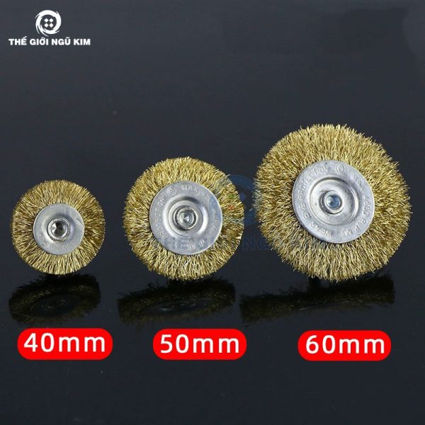 Chổi đánh rỉ máy khoan, bánh cước đánh rỉ - Hình ảnh 4