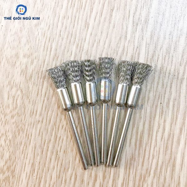 Chổi đánh rỉ sợi thép 3x6mm - Hình ảnh 3