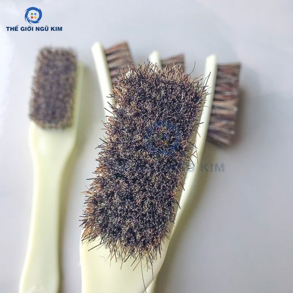 Chổi lông ngựa cán nhựa trắng - Hình ảnh 3