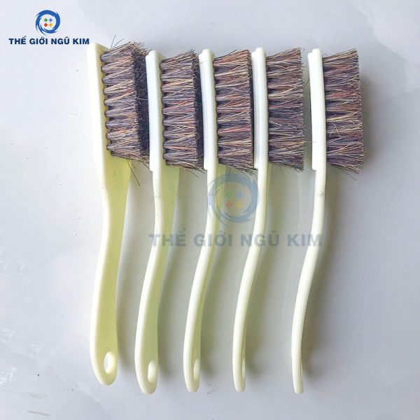 Chổi lông ngựa cán nhựa trắng - Hình ảnh 5