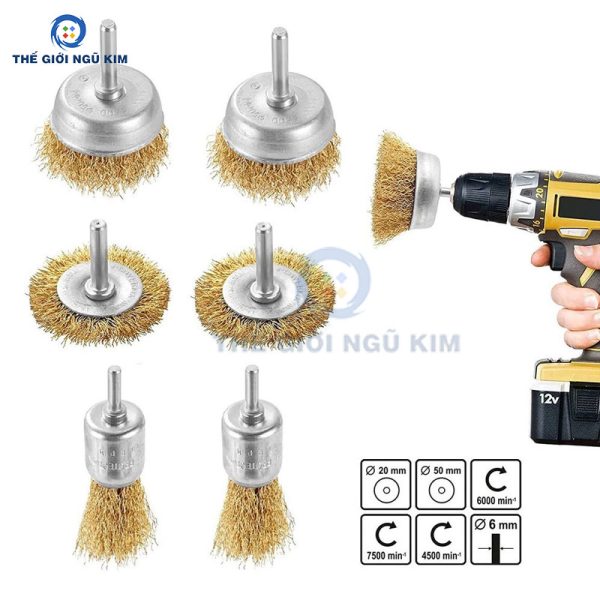 Đầu mài sợi thép có cán - Hình ảnh 4