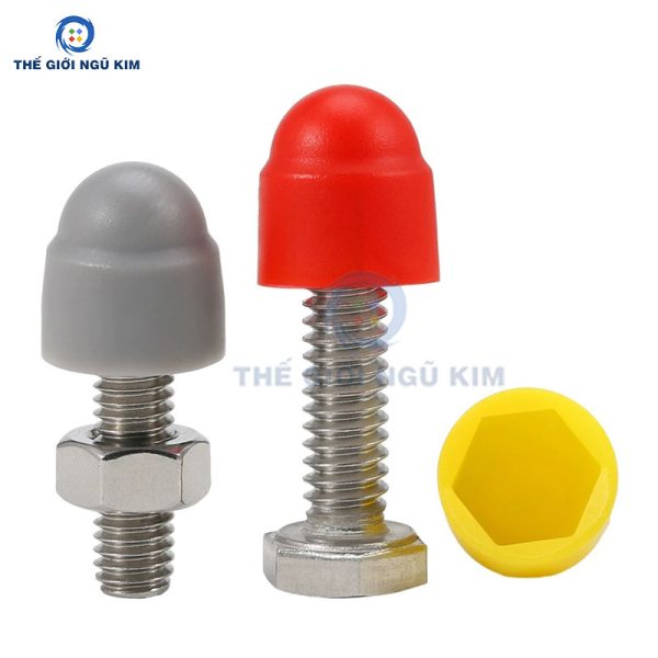 Nắp chụp nhựa PE PVC M5x8 - Hình ảnh 3