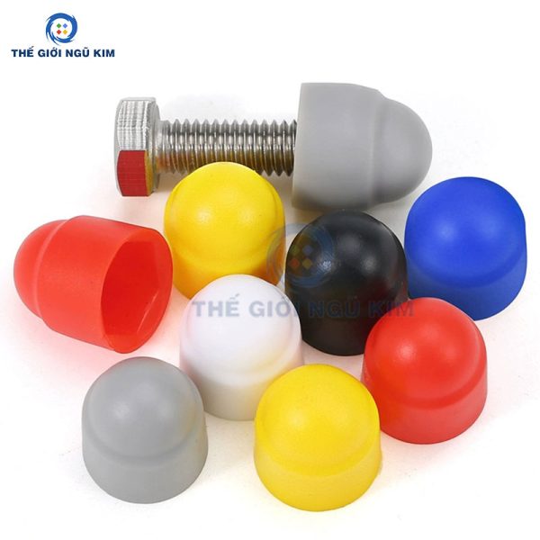 Nắp chụp nhựa PE PVC M5x8 - Hình ảnh 2