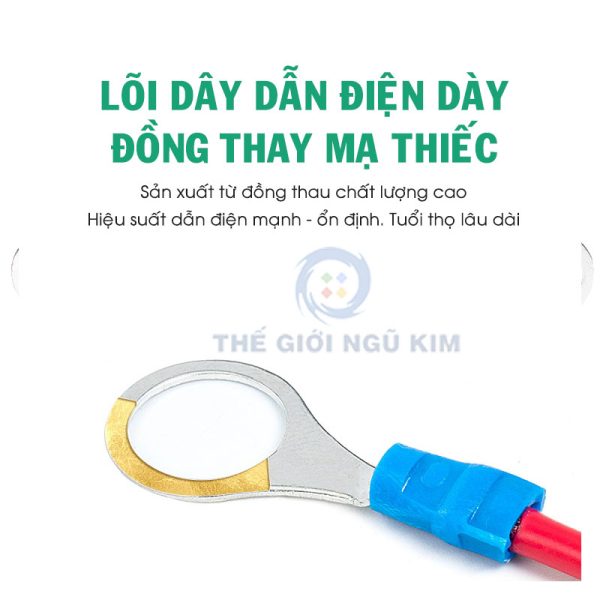 Đầu cos đồng cách điện RV1 - RV5.5 - Hình ảnh 2