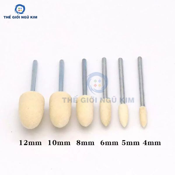 Đầu mài len hình trụ 3x10mm - Hình ảnh 3