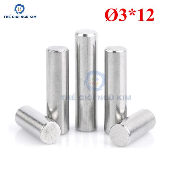 Chốt định vị M3*12 inox 304