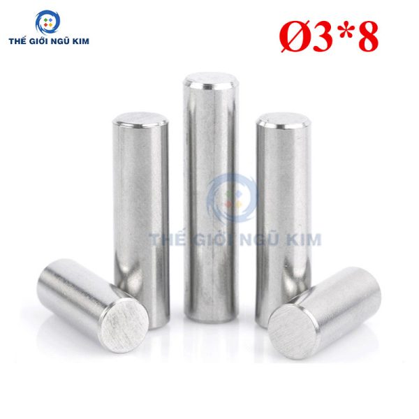 Chốt định vị M3*8 inox 304