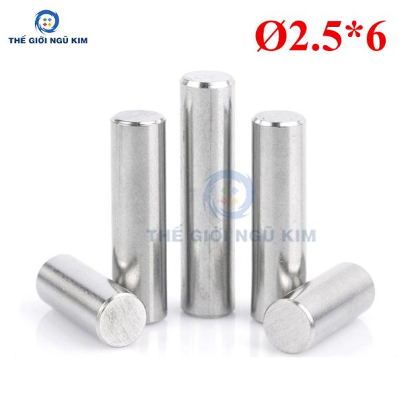 Chốt định vị M2.5*6 inox 304